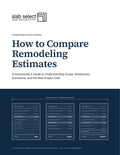 How to Compare Remodeling Estimates